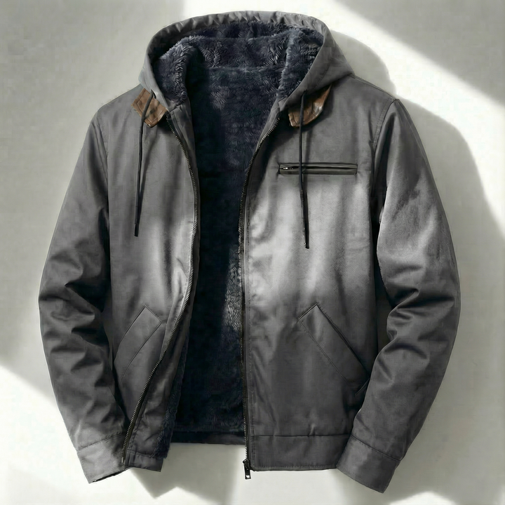 Hunter | Men’s Fleece-Lined Hooded Jacket