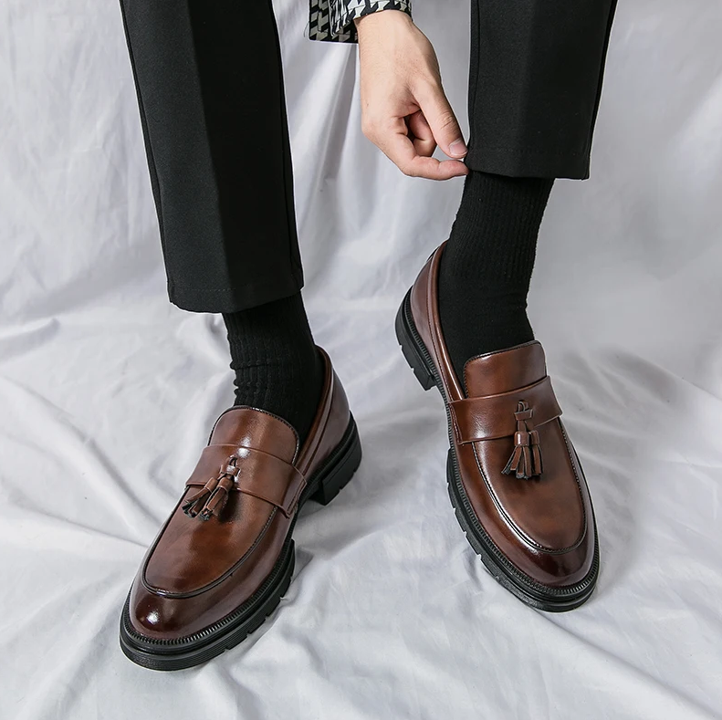 Chon | Men’s Leather Tassel Loafers