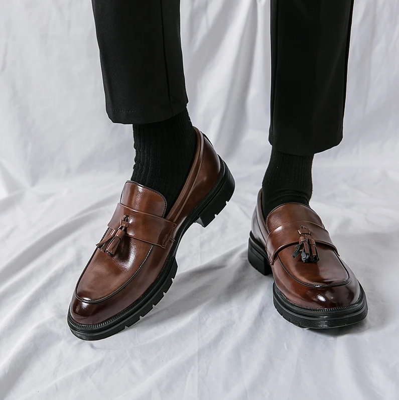 Chon | Men’s Leather Tassel Loafers