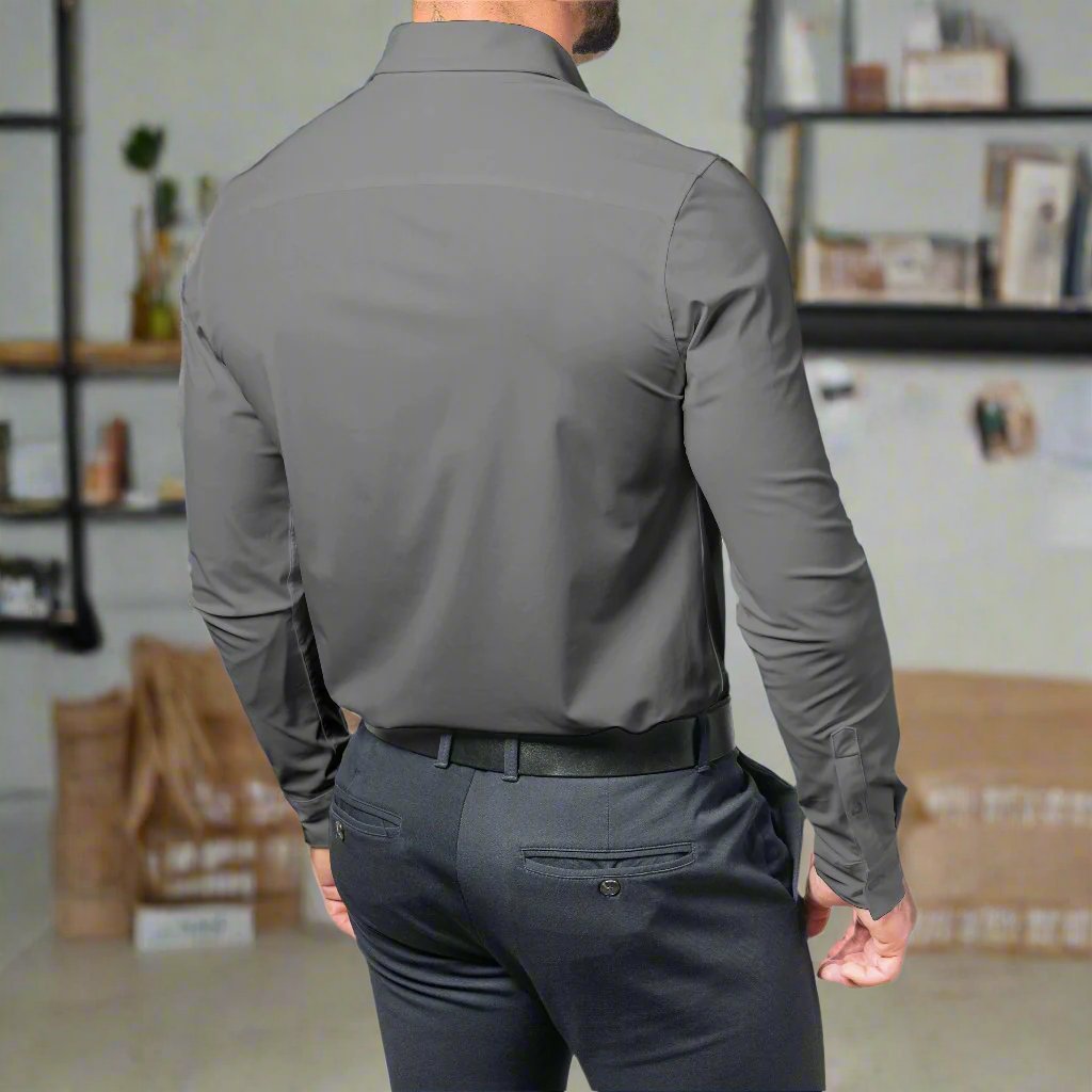 Piolo | Men’s Slim Fit Stretch Shirt