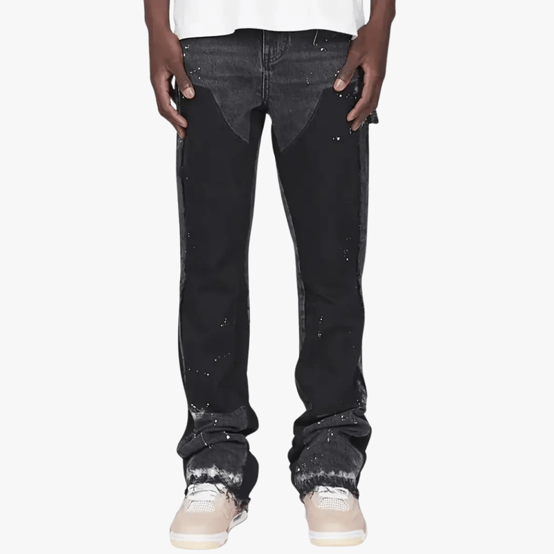 Streetstyle | Men’s Paint-Splatter Relaxed Fit Jeans