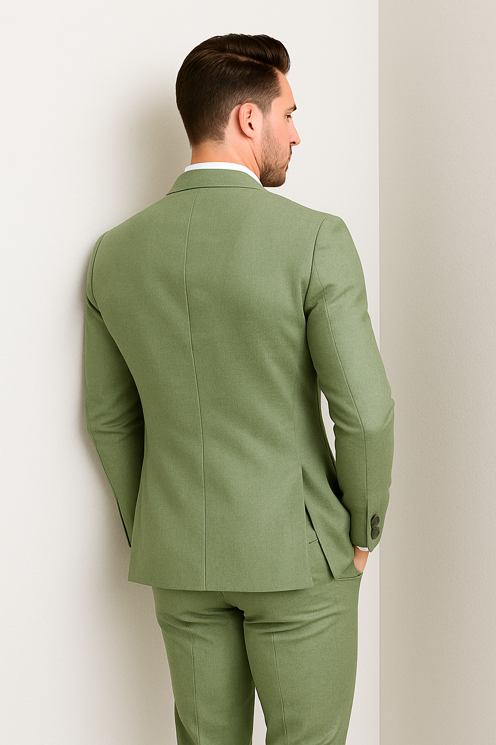 Sage | Men’s Light Green Suit