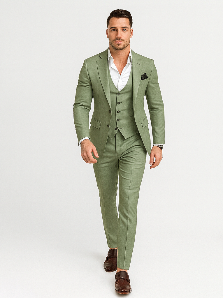 Sage | Men’s Light Green Suit