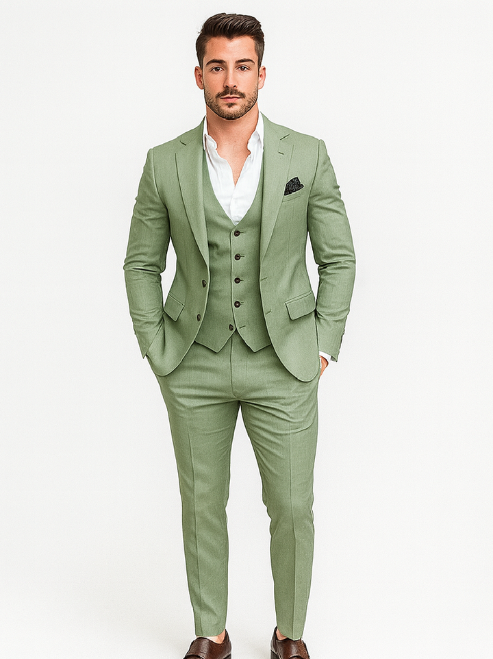 Sage | Men’s Light Green Suit
