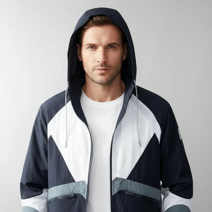 Venturino | Men’s Colorblock Waterproof Rain Jacket