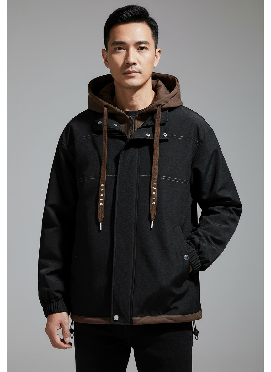 Maverick | Men’s Layered Hoodie Jacket