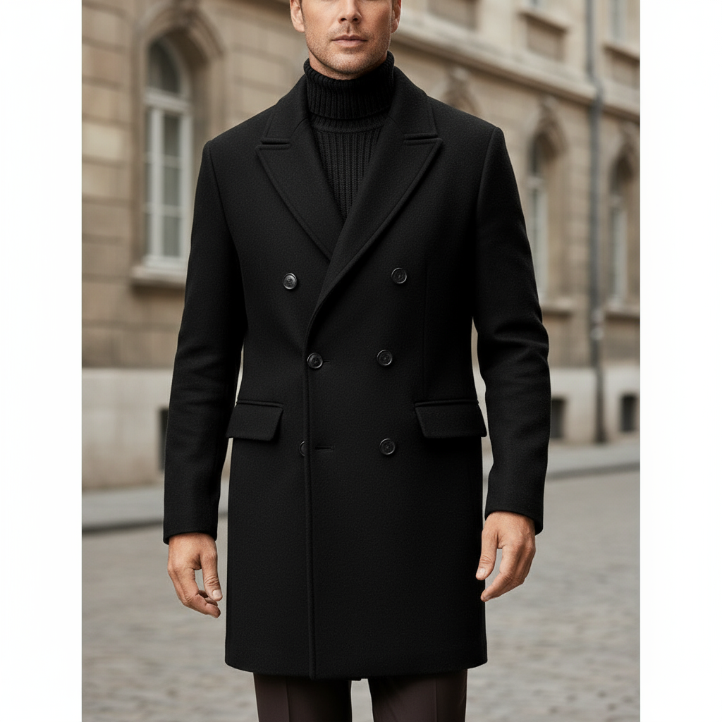 Luxeon | Men’s Long Wool Coat