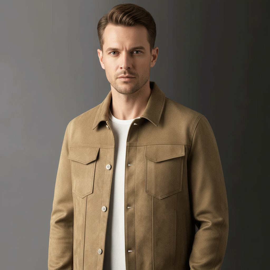 Serilo | Men’s Premium Suede Jacket