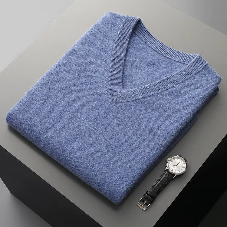 Gilbert | Men’s Cashmere V Neck Sweater Vest