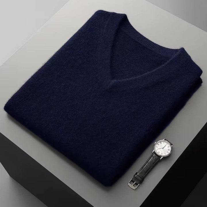 Gilbert | Men’s Cashmere V Neck Sweater Vest