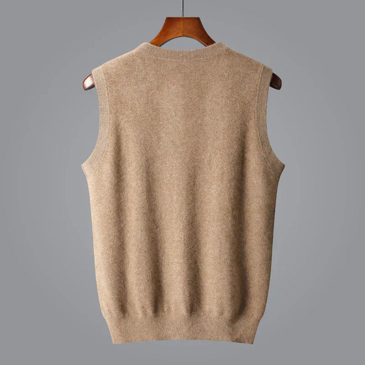 Gilbert | Men’s Cashmere V Neck Sweater Vest