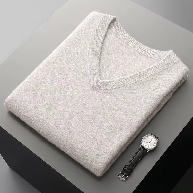 Gilbert | Men’s Cashmere V Neck Sweater Vest