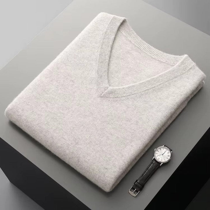 Gilbert | Men’s Cashmere V Neck Sweater Vest