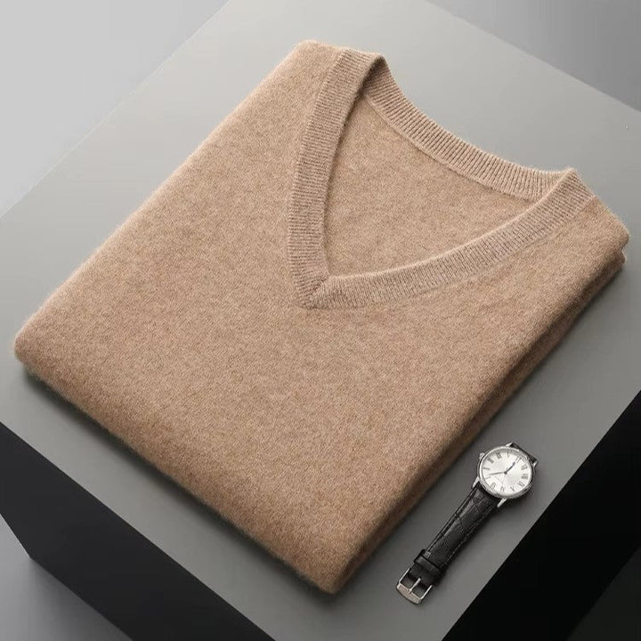 Gilbert | Men’s Cashmere V Neck Sweater Vest