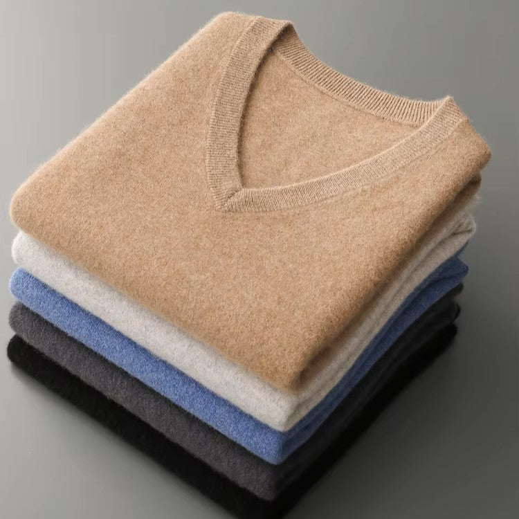 Gilbert | Men’s Cashmere V Neck Sweater Vest