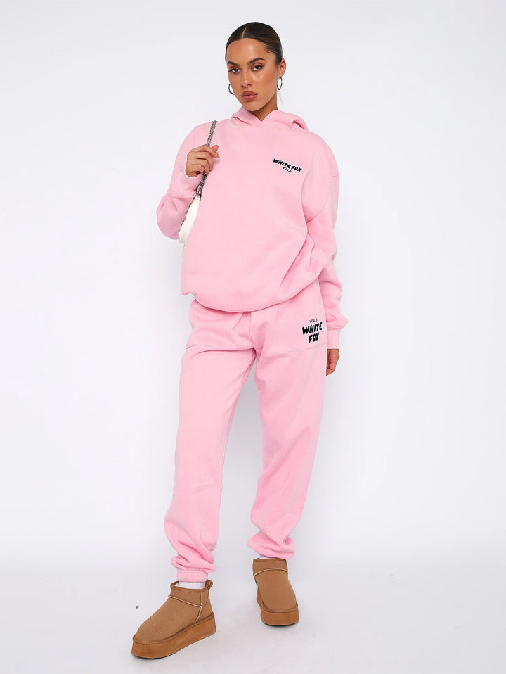 WhiteFox Set | Women’s Hoodie &amp; Jogger Tracksuit Set
