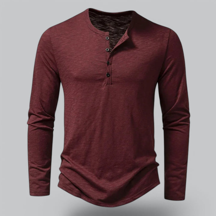 Coledro | Men’s Long-Sleeve Henley T-Shirt
