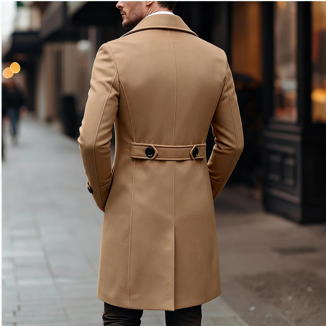 Reginald | Men’s Tailored Wool Blend Overcoat
