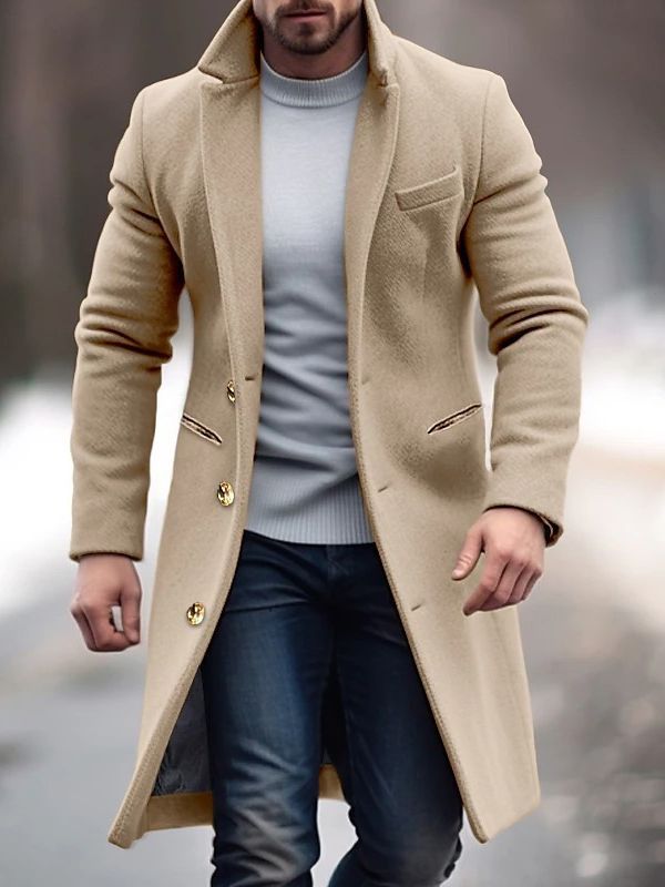 Sovereign | Men’s Wool Blend Overcoat
