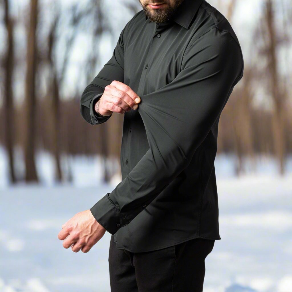 Piolo | Men’s Slim Fit Stretch Shirt