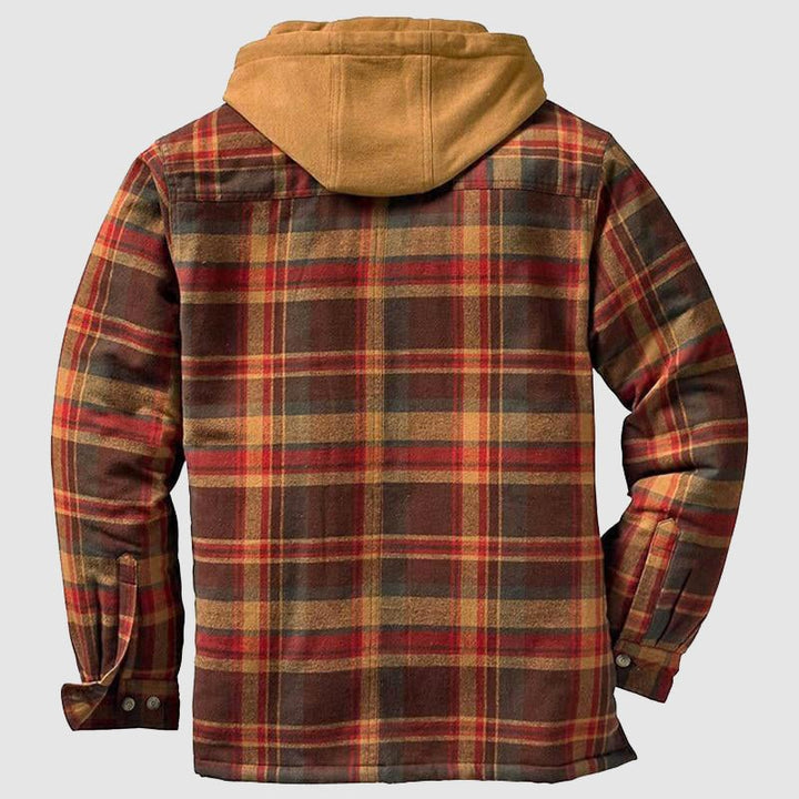 Lumbero | Men’s Warm Checked Shirt Jacket