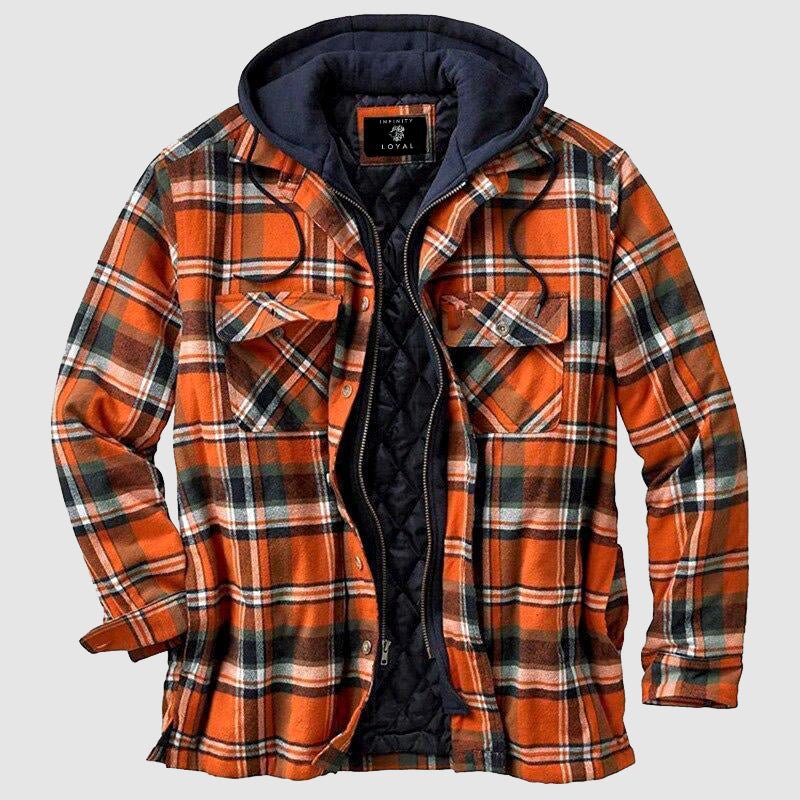 Lumbero | Men’s Warm Checked Shirt Jacket