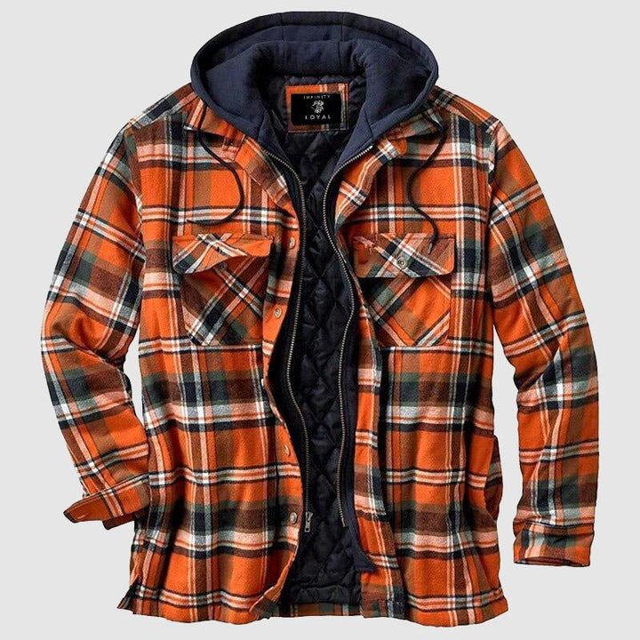 Lumbero | Men’s Warm Checked Shirt Jacket